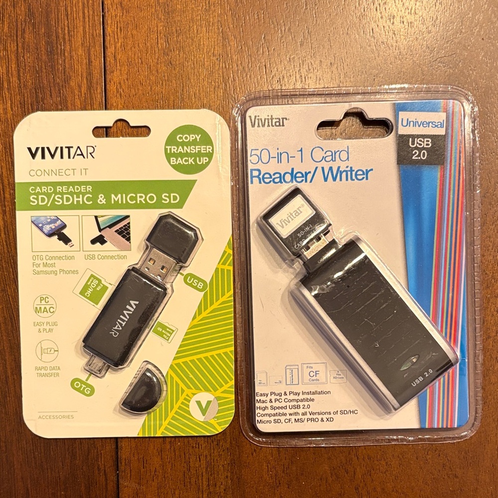 Vivitar Black 50-in-1 USB 2.0 Card Reader/Writer